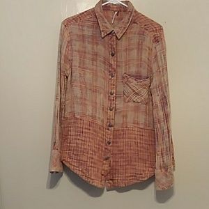 New Free People flannel